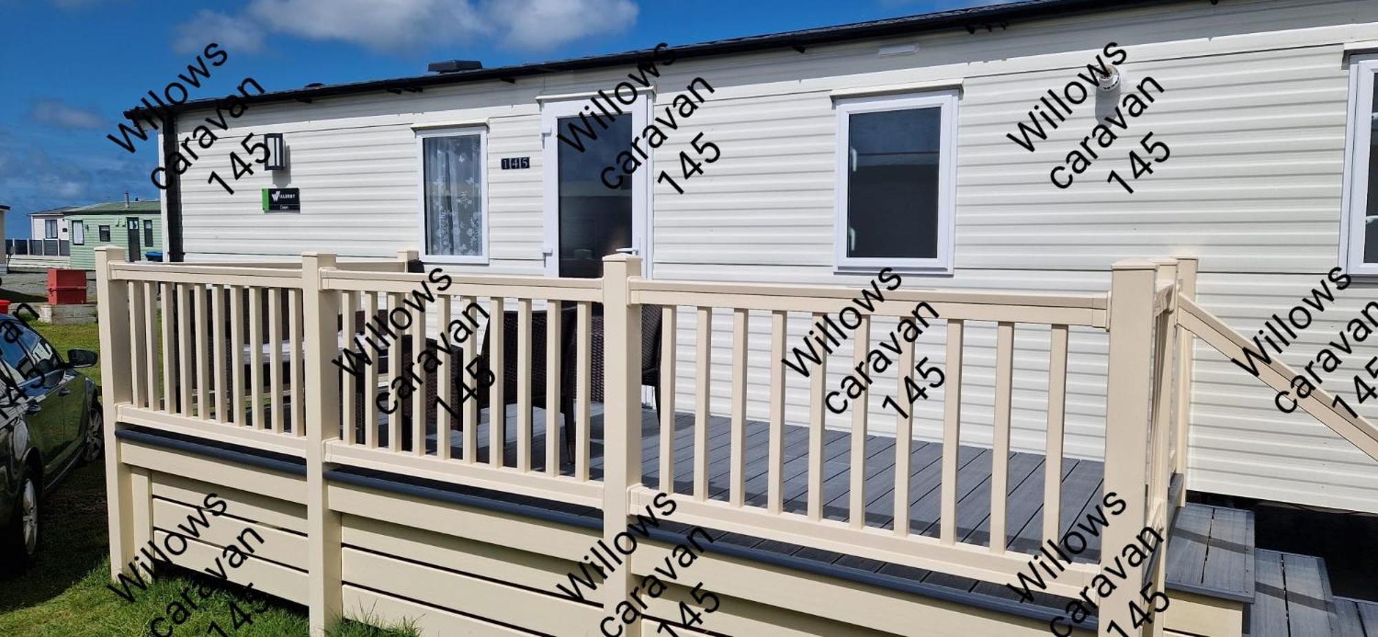 Willows Caravan 145 Llanddwywe Exteriör bild